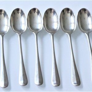 LIONEL ALFRED CRICHTON 1890 STERLING SILVER SPOONS